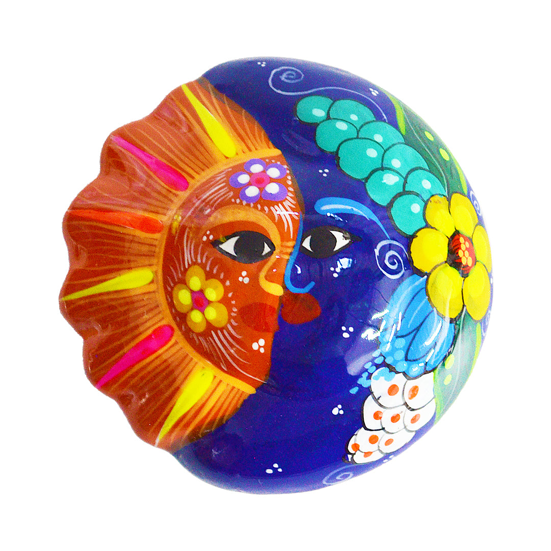 Hand-Painted Xalitla Clay Trinket/Jewelry Box
