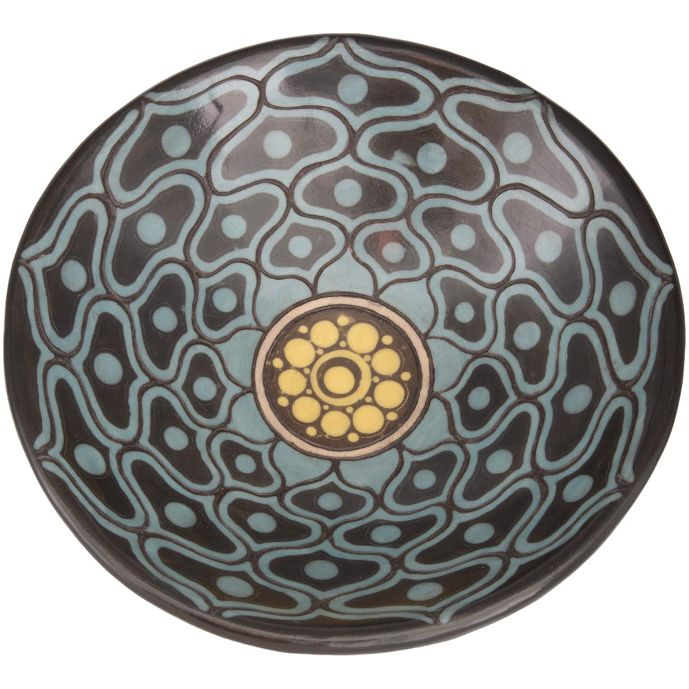 Zinapécuaro Sol Hand-Painted Ceramic Bowl