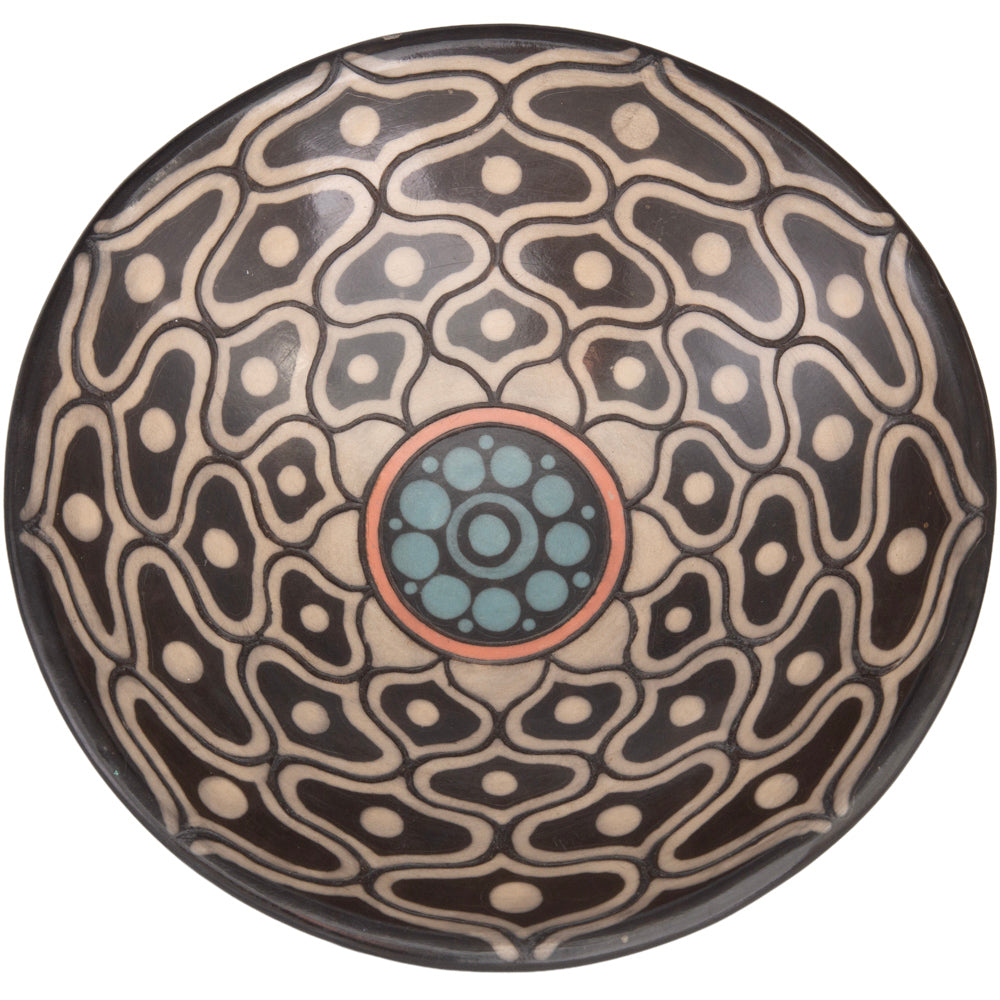 Zinapécuaro Sol Hand-Painted Ceramic Bowl