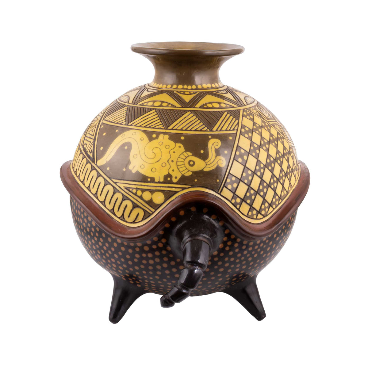 Zinapécuaro Armadillo Sculptural Vase