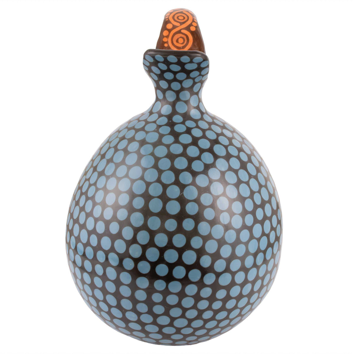 Zinapécuaro Dotted Negative Imprint Ceramic Jarra