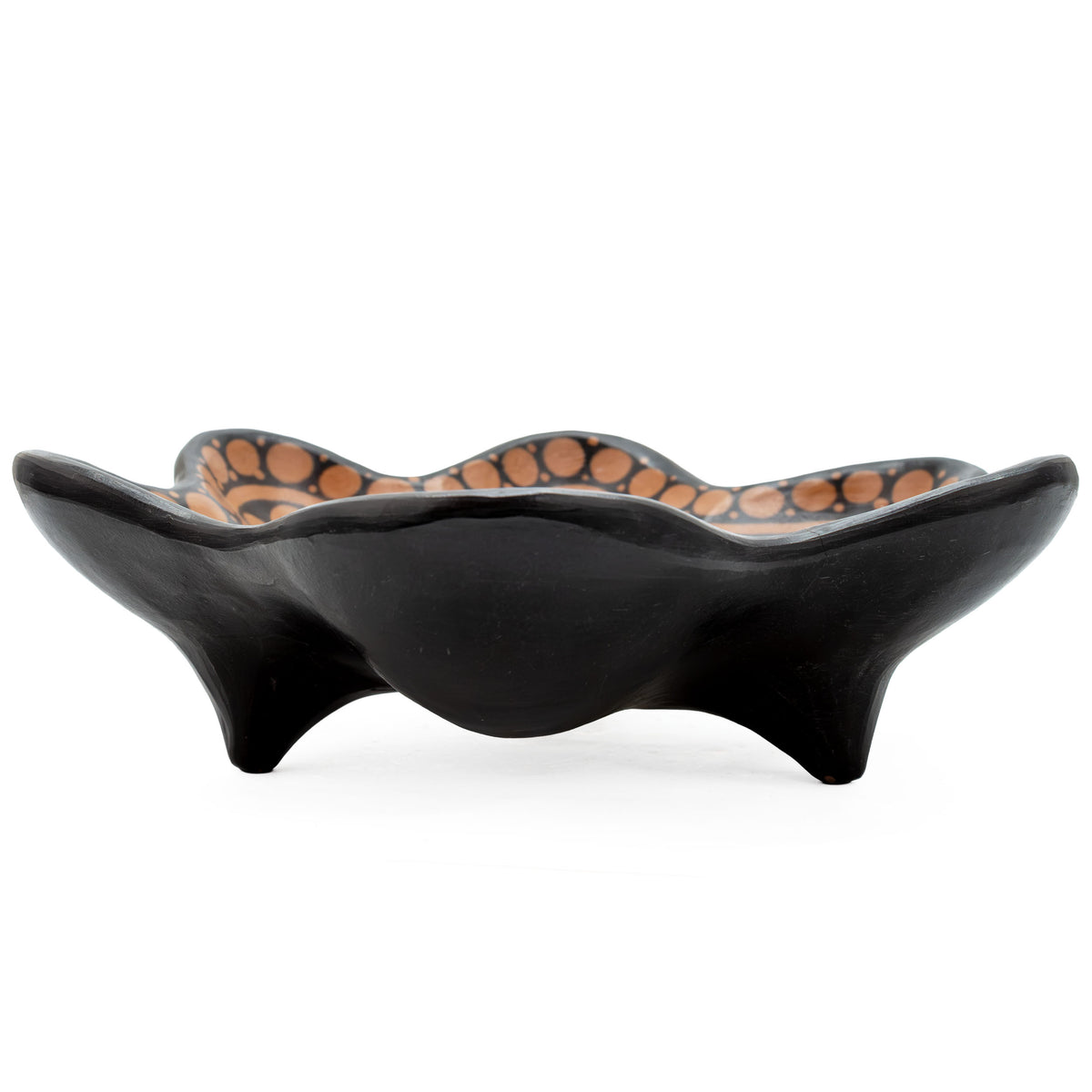 Zinapécuaro Dotted Estrella Ceramic Bowl