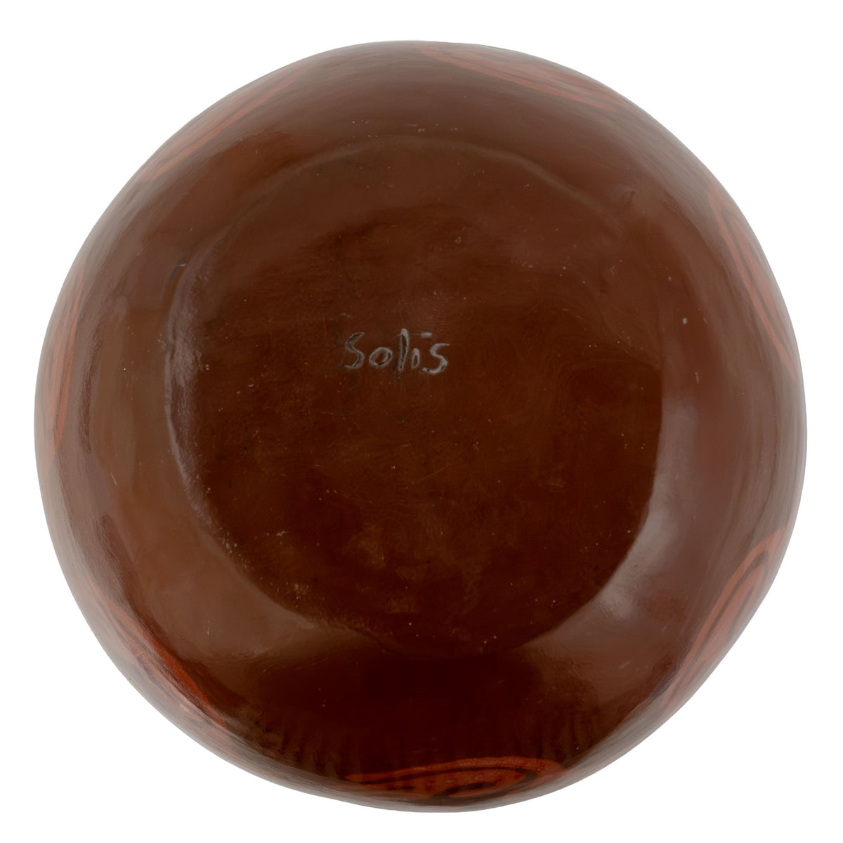 Zinapécuaro Lodo Rojo Hand-Painted Ceramic Vase