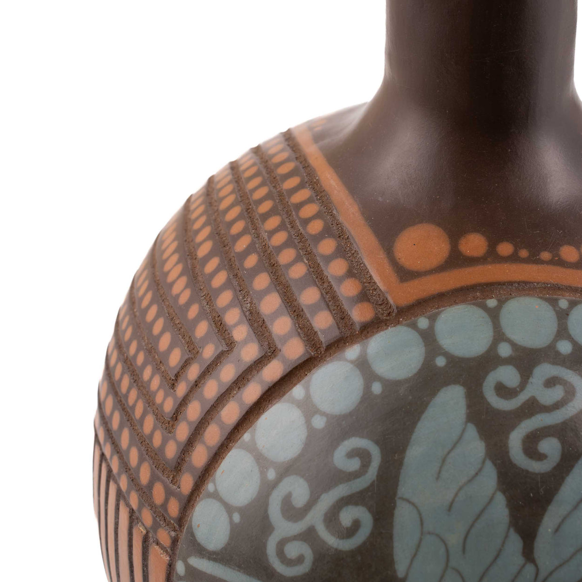 Zinapécuaro Hummingbirds Sphere Ceramic Vessel
