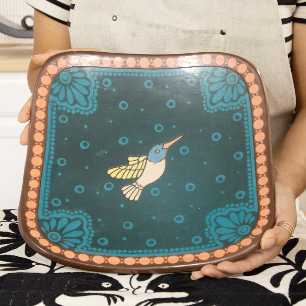 Zinapécuaro Naturaleza Decorative Ceramic Plate