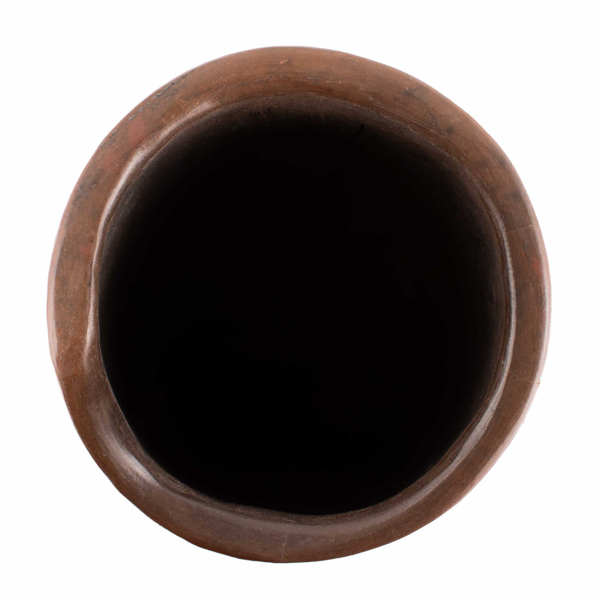 Zinapécuaro Hand-Carved Brown Perrito Vase
