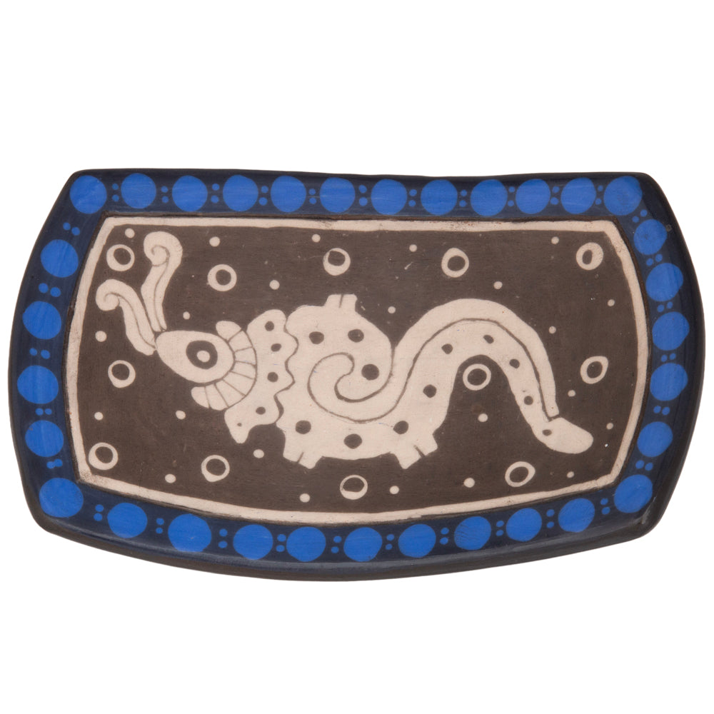 Zinapécuaro Rectangular Ceramic Trinket Dish