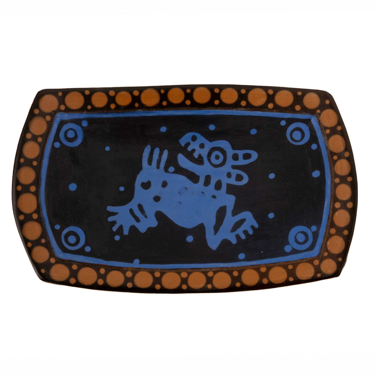 Zinapécuaro Rectangular Ceramic Trinket Dish