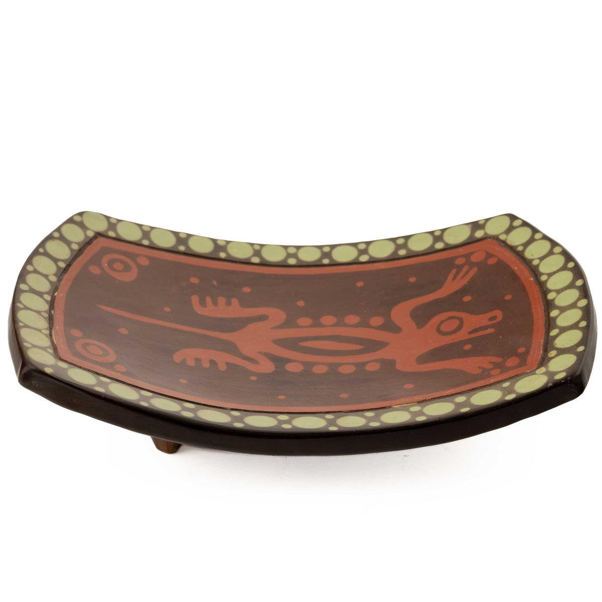 Zinapécuaro Rectangular Ceramic Trinket Dish
