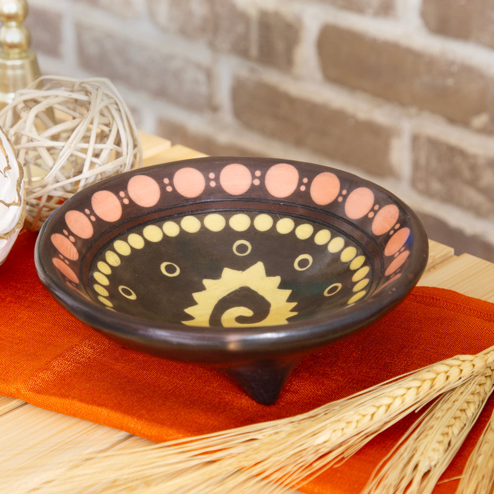 Zinapécuaro Small Ceramic Tripod Dish