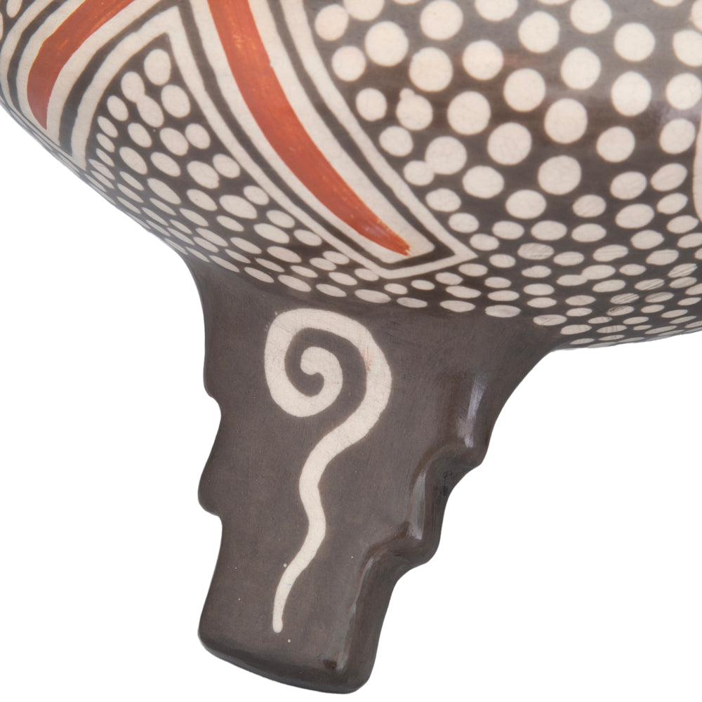 Zinapécuaro Aire Hand-Painted Ceramic Vase