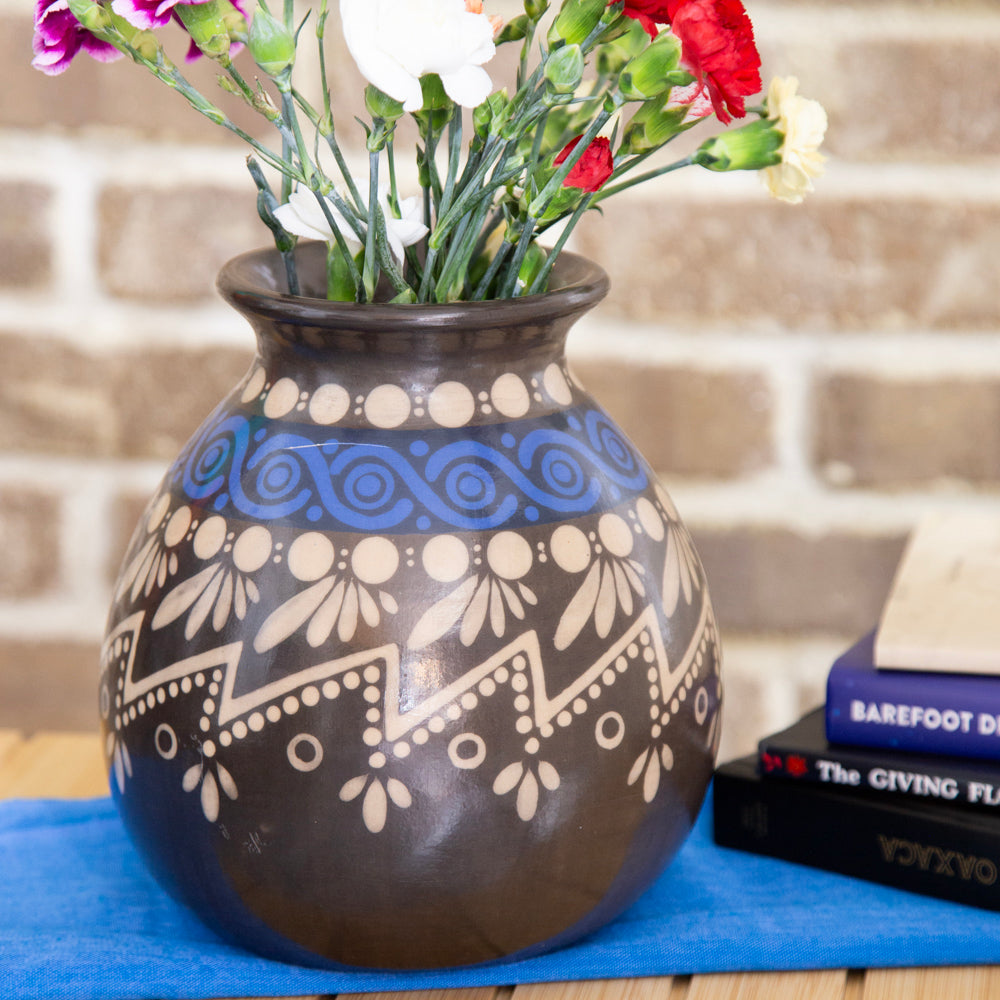 Zinapécuaro Flores Ceramic Vase | Lolo Mexican Mercadito