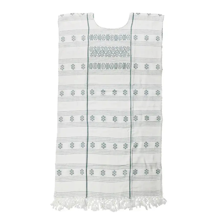 Trenzado Long Huipil de Telar Dress