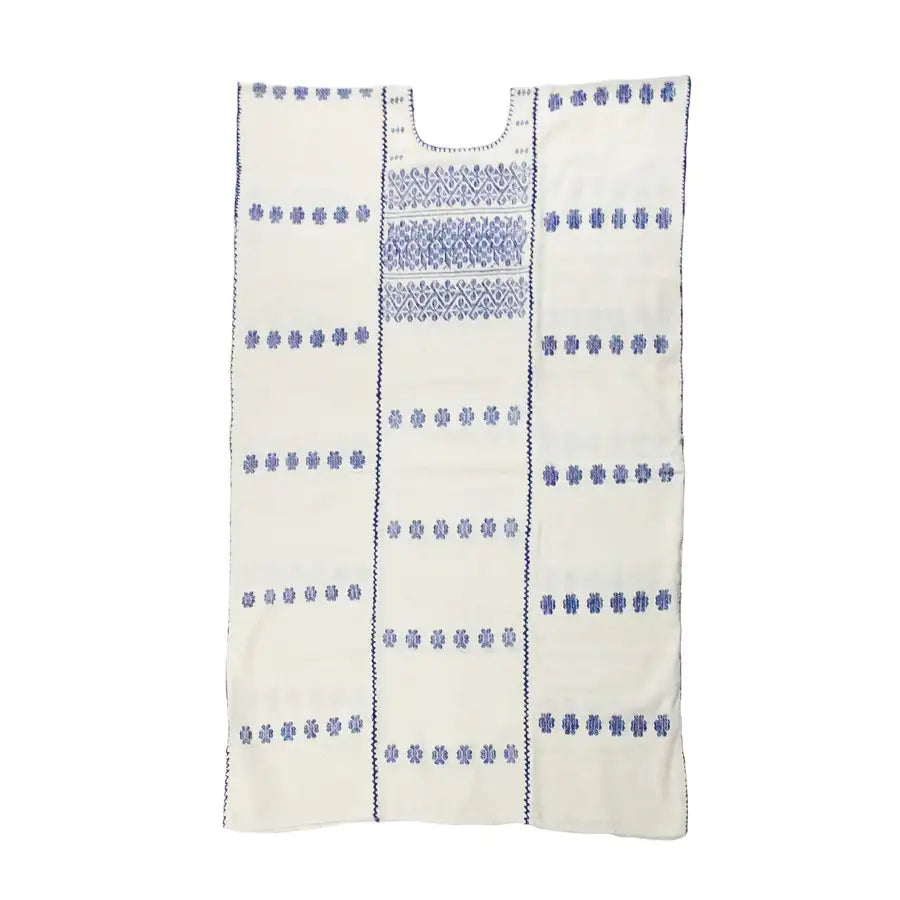 Trenzado Long Huipil de Telar Dress