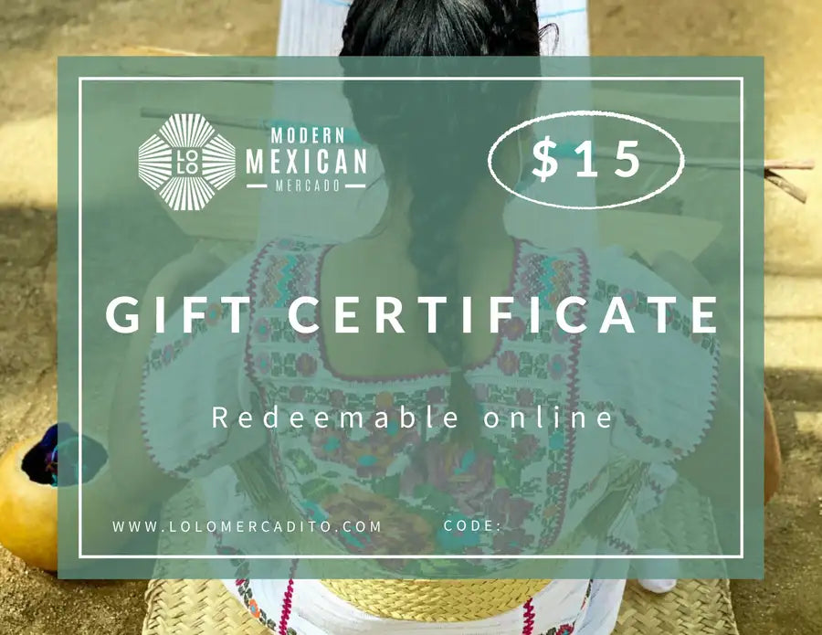 Online Gift Card from Lolo Mordern Mexican Mercadito