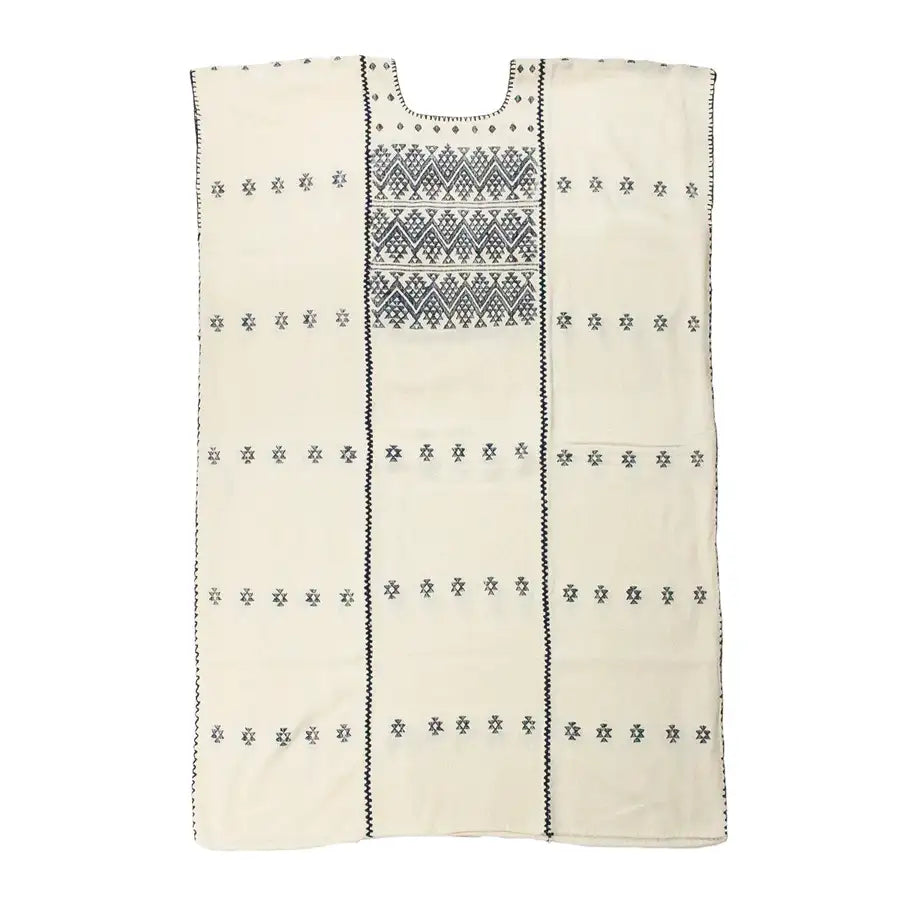 Trenzado Long Huipil de Telar Dress