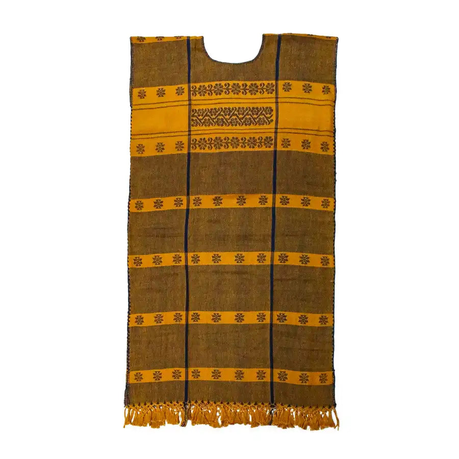 Trenzado Long Huipil de Telar Dress