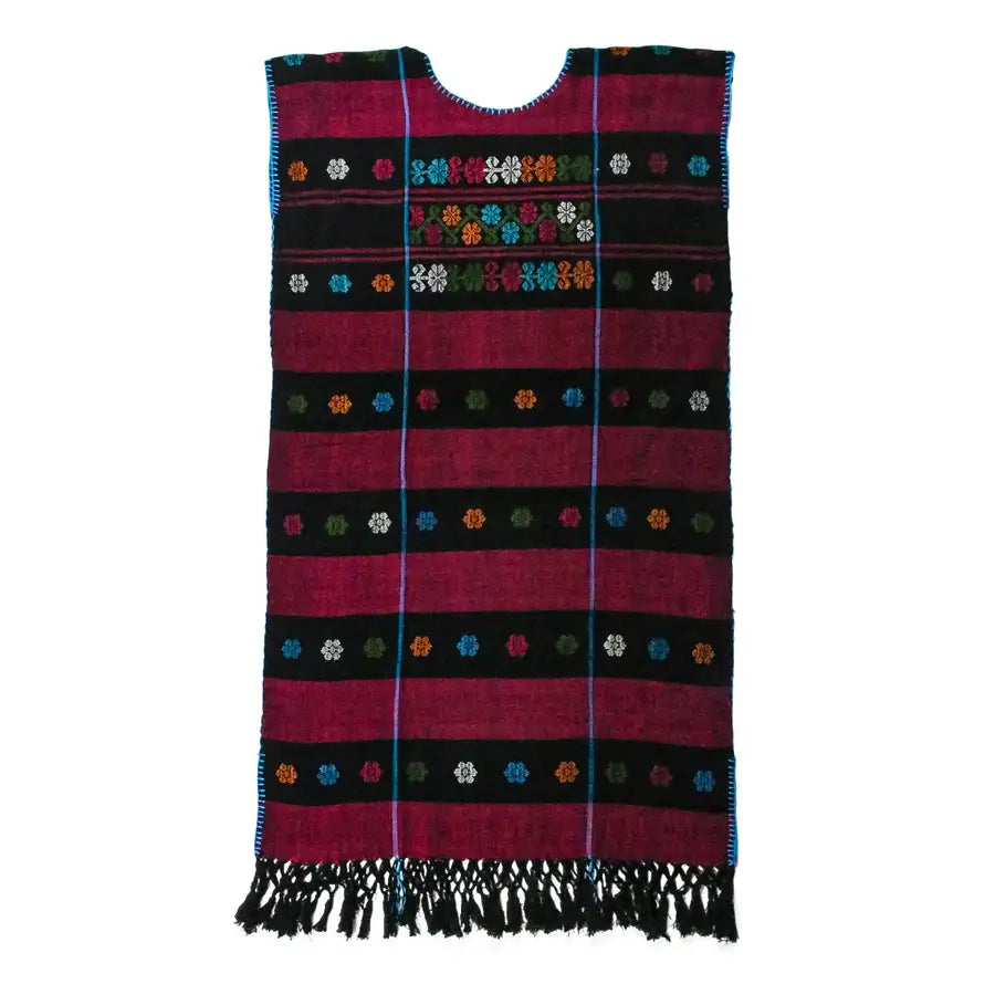 Trenzado Long Huipil de Telar Dress