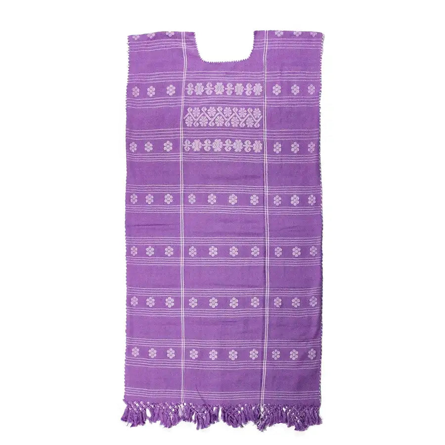 Trenzado Long Huipil de Telar Dress