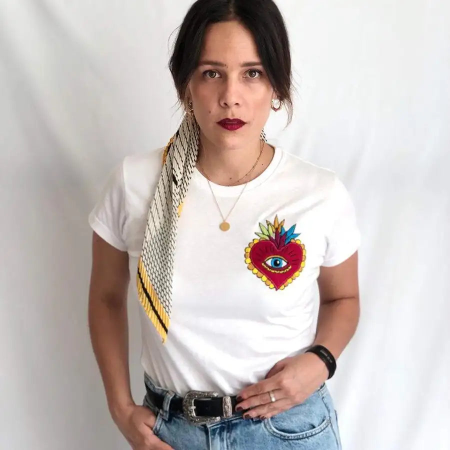 Alegra White T-Shirt - 1