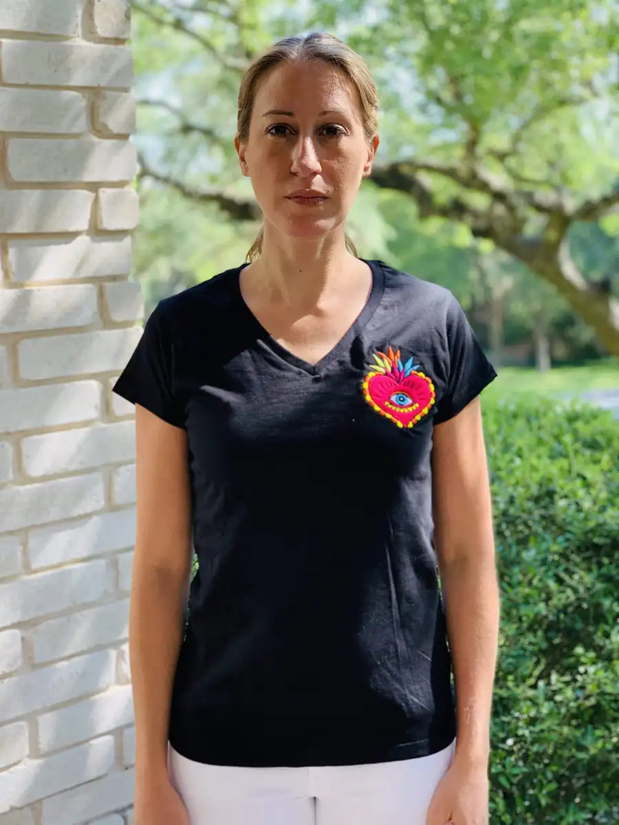 Alegra Black T-Shirt - 2