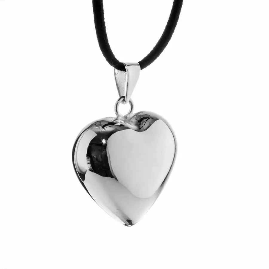 Icon Brand stainless steel heart locket bracelet in silver