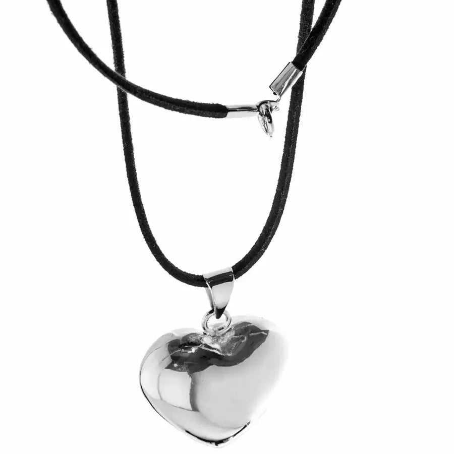 All My Love Rattle Heart Pendant Necklace - 1
