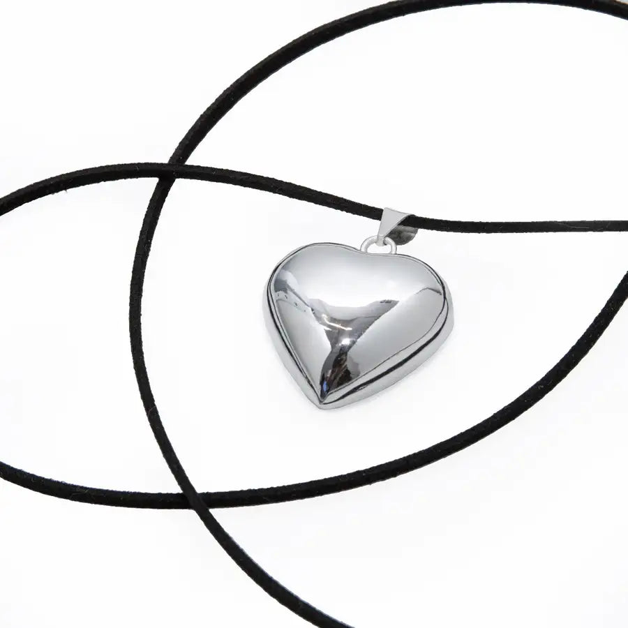 All My Love Rattle Heart Pendant Necklace - 2