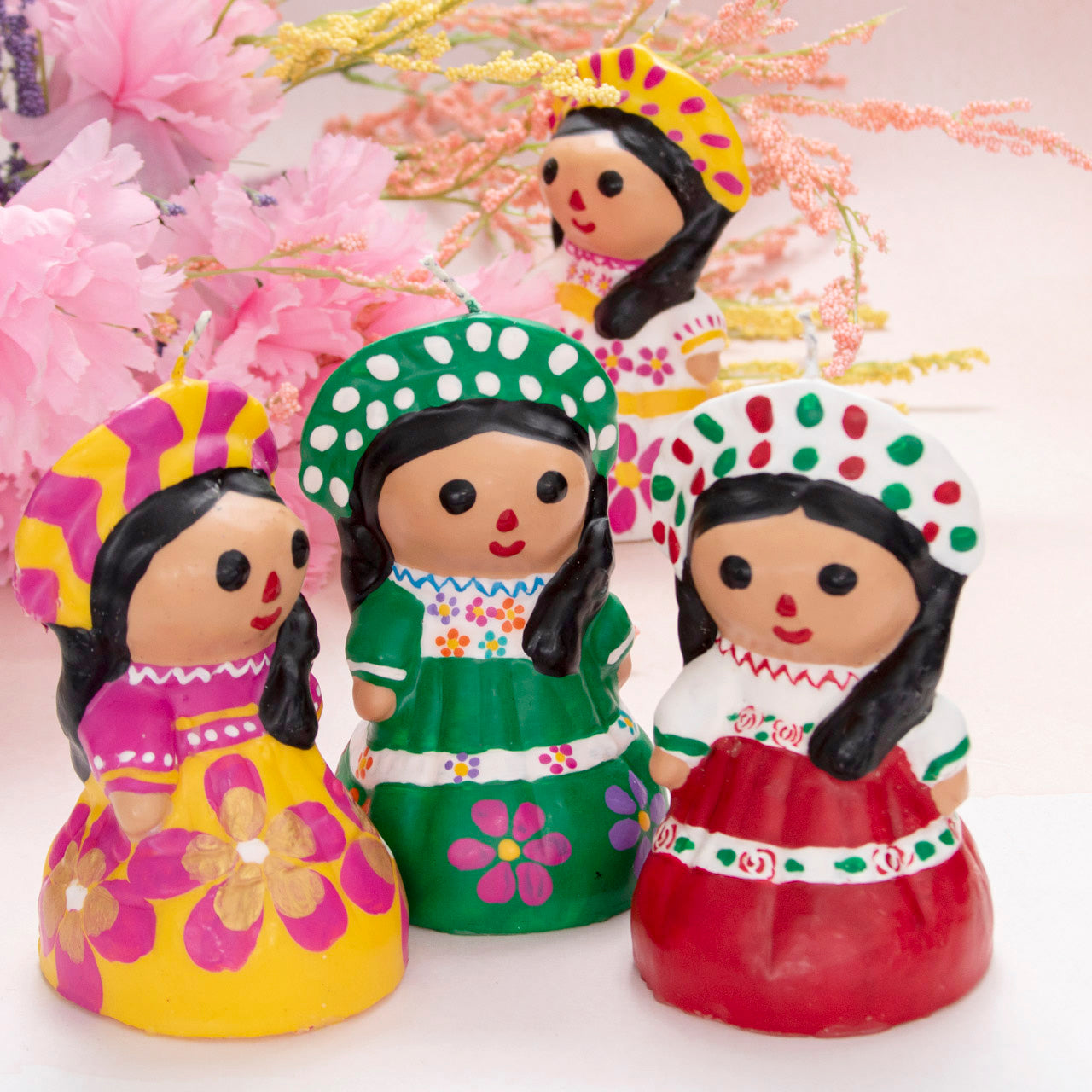 Lelé Mexican Doll Scented Candle | Lolo Mexican Mercadito