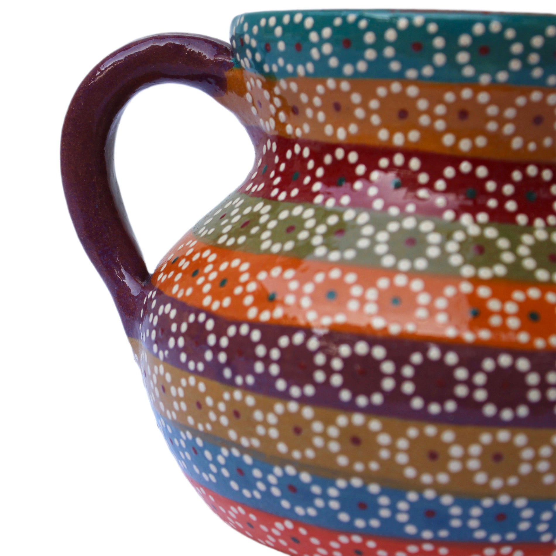 Jarrito from Capula Hand-Painted Clay Mug