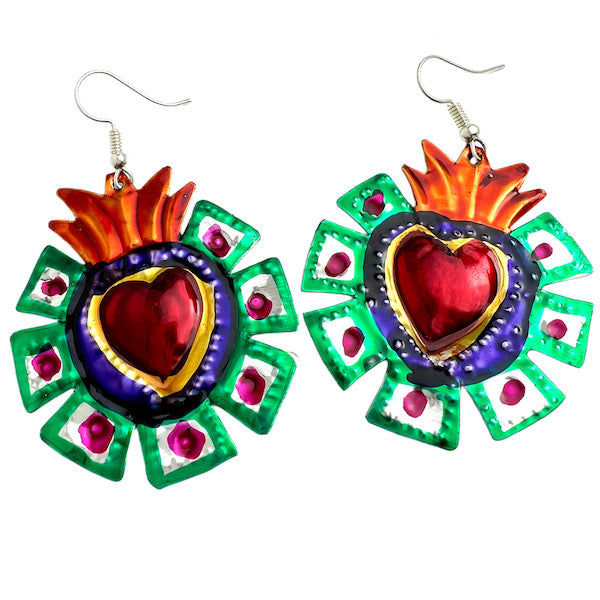 Corazón Milagro Mexican Earrings