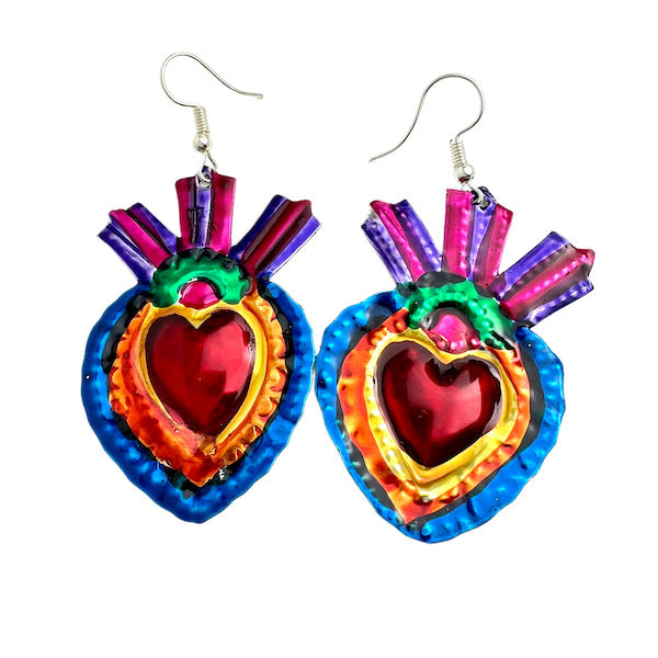 Corazón Milagro Mexican Earrings
