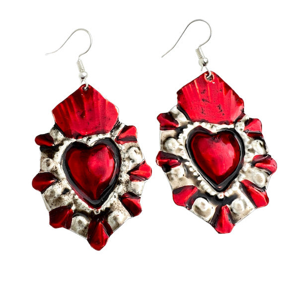 Corazón Milagro Mexican Earrings
