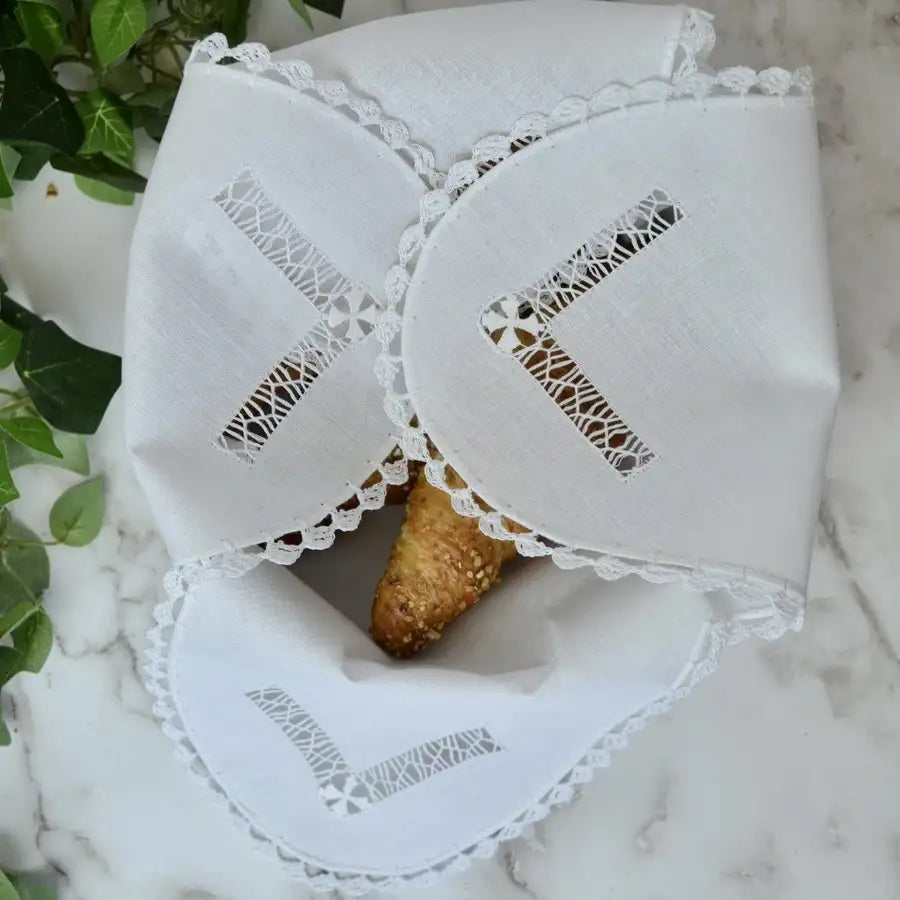 Deshilado Cotton Bread Basket Liner - 4