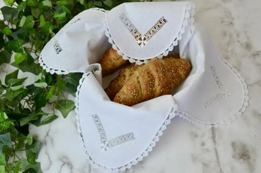 Deshilado Cotton Bread Basket Liner - 5
