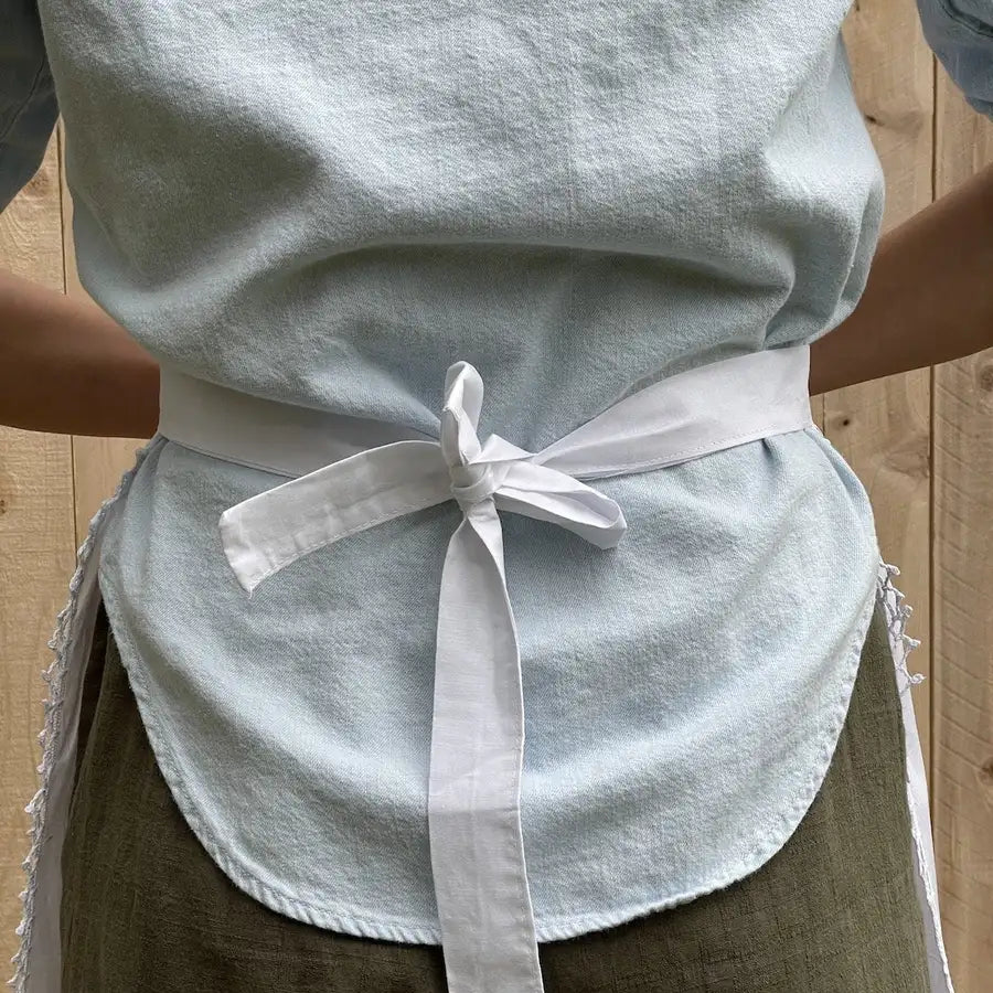 Deshilado Cotton Apron - 3