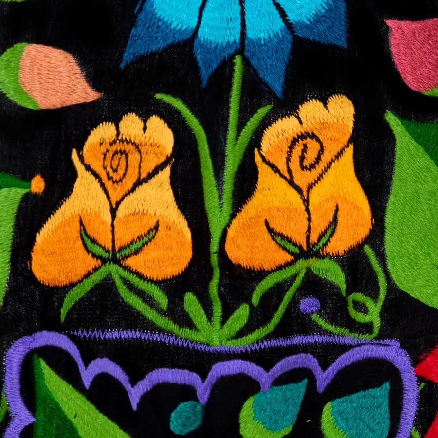 Embroidered Floral Apron - 6