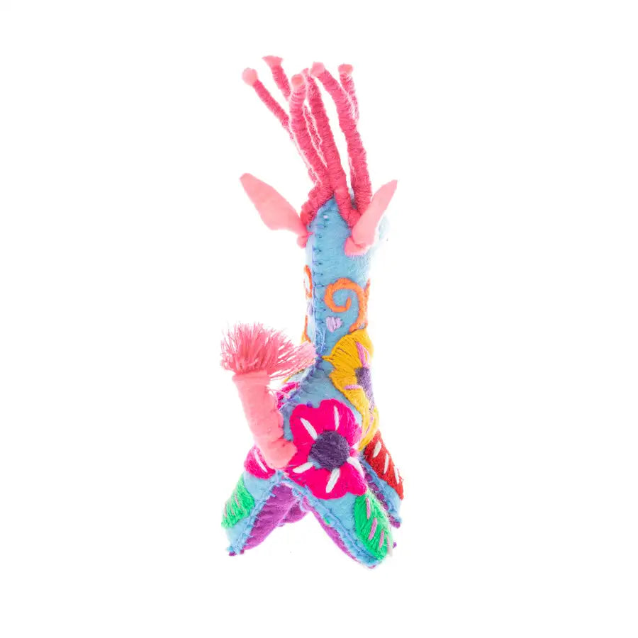 Deer Hand-Embroidered Stuffed Animal - 1