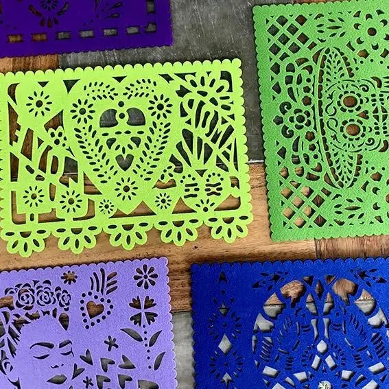 Felt "Papel Picado" Color Placemats