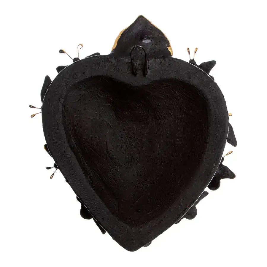 Kaleidoscope Heart - Clay Heart with Butterflies - 1
