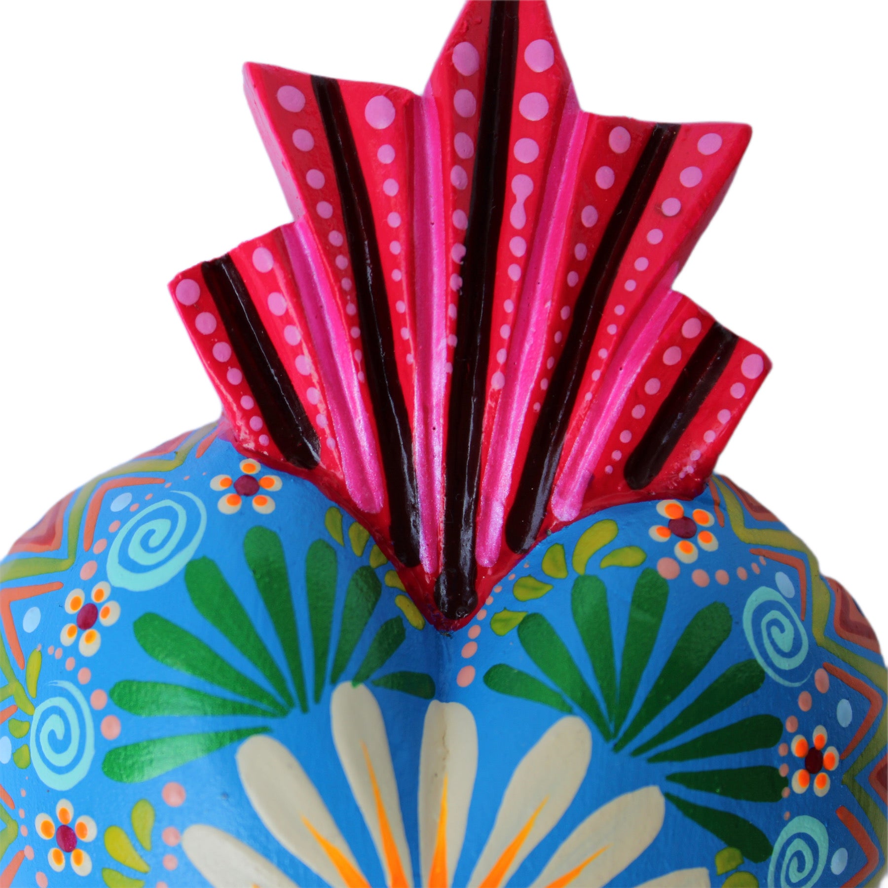 Heartbeat Wooden Hand-Painted Heart Wall Art