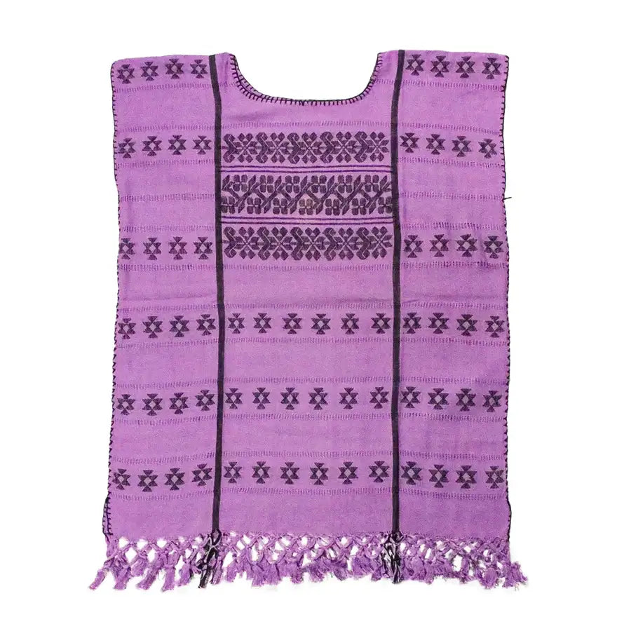 Trenzado Huipil de Telar Blouse
