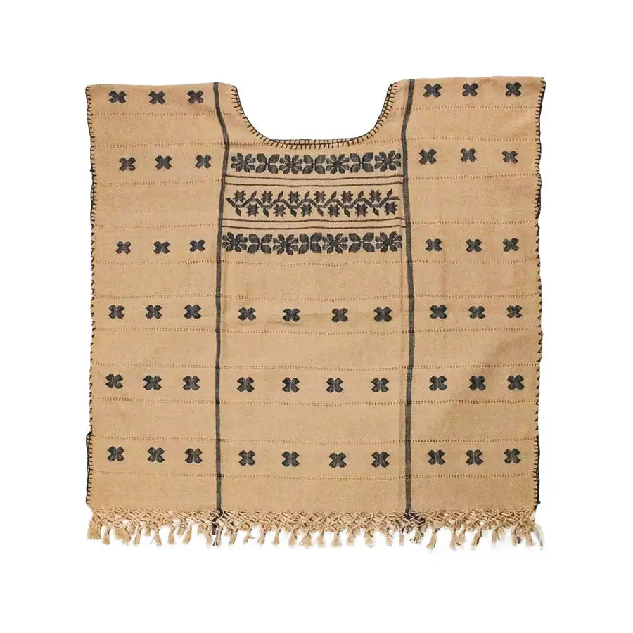 Trenzado Huipil de Telar Blouse