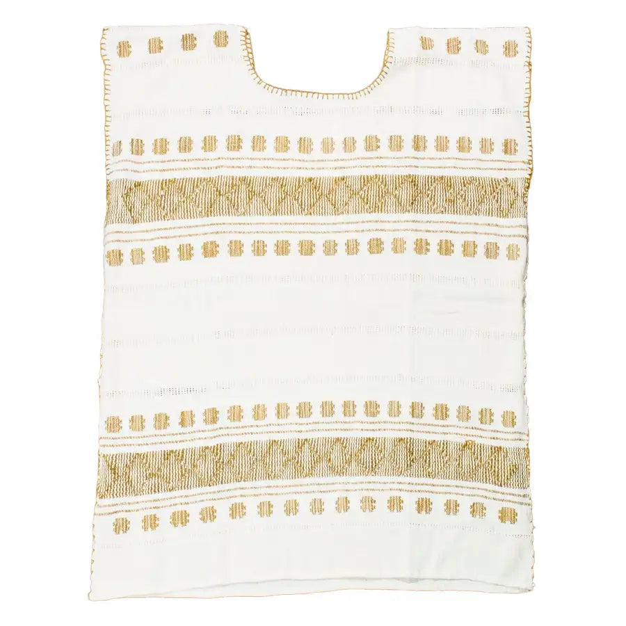 Trenzado Huipil de Telar Blouse