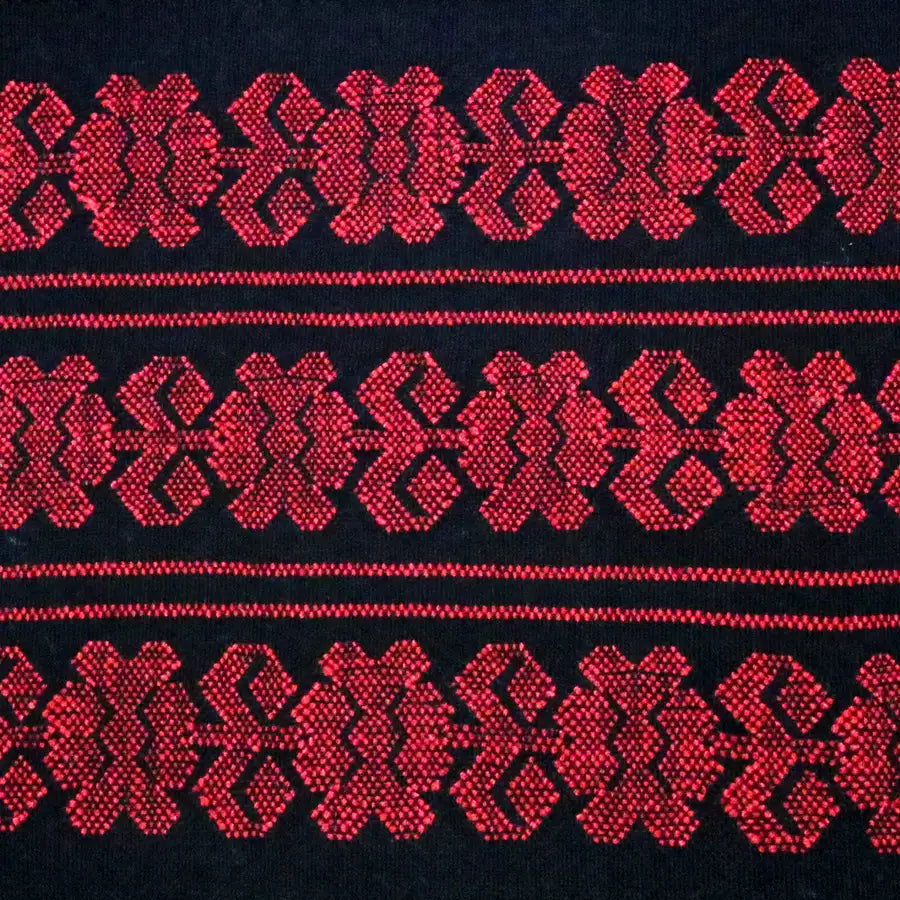 Trenzado Huipil de Telar Blouse