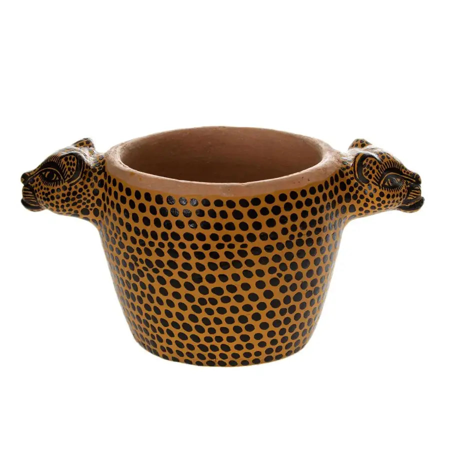 Jaguar Handcrafted Clay Salsa Bowl - 3