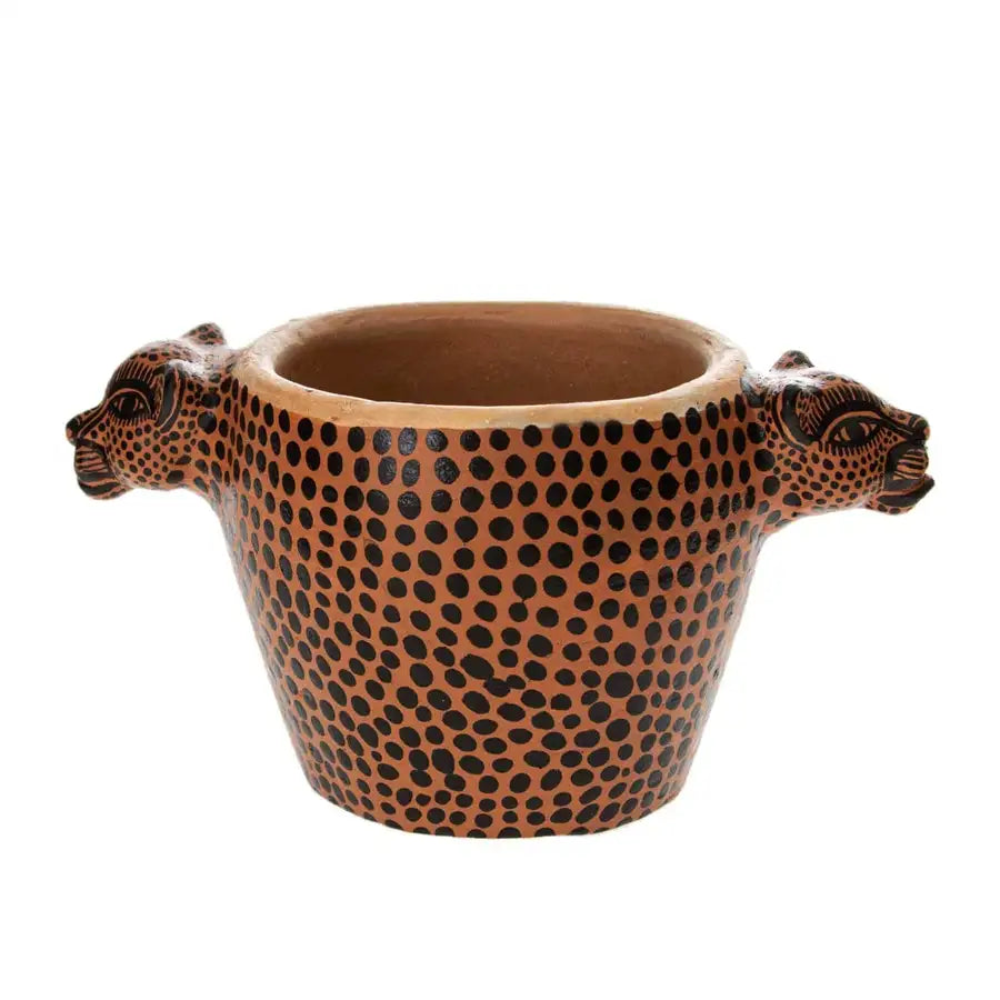 Jaguar Handcrafted Clay Salsa Bowl - 8