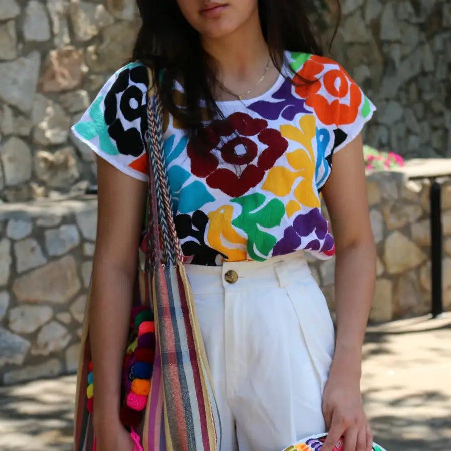 Jalapa Full Embroidery Huipil Blouse - 44