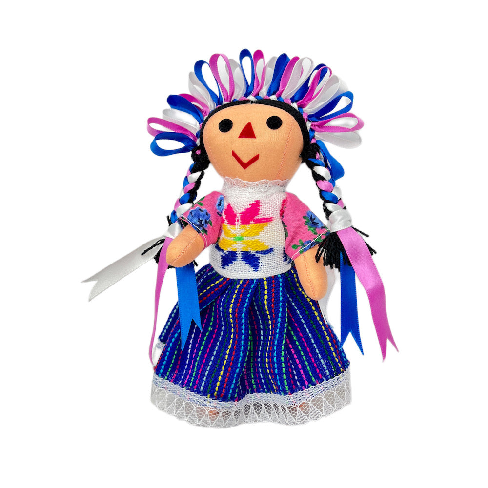 Small- Lupita Traditional Mexican Lelé Doll