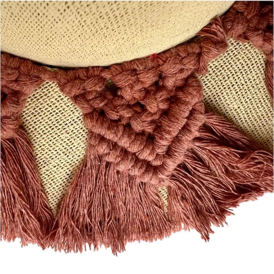 Macrame Detail Hat - 2